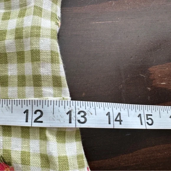 Reformation Roarke Linen Dress Patio Floral Checkered Feminine Dress 4 - Picture 10 of 13